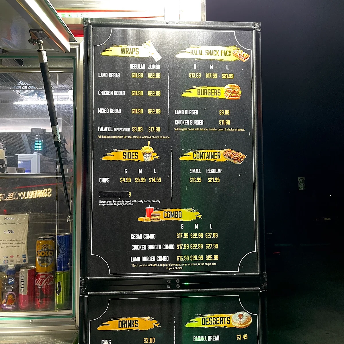 Menu, Brothers Foodies ( Kebab and Burger)