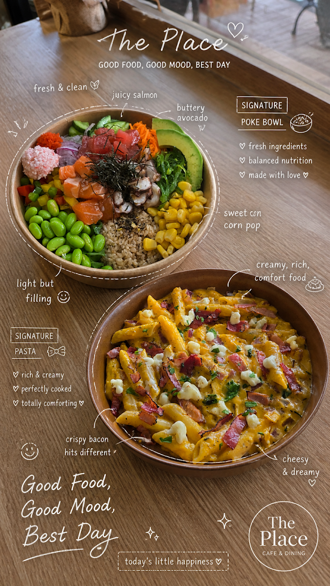 Menu, The place
