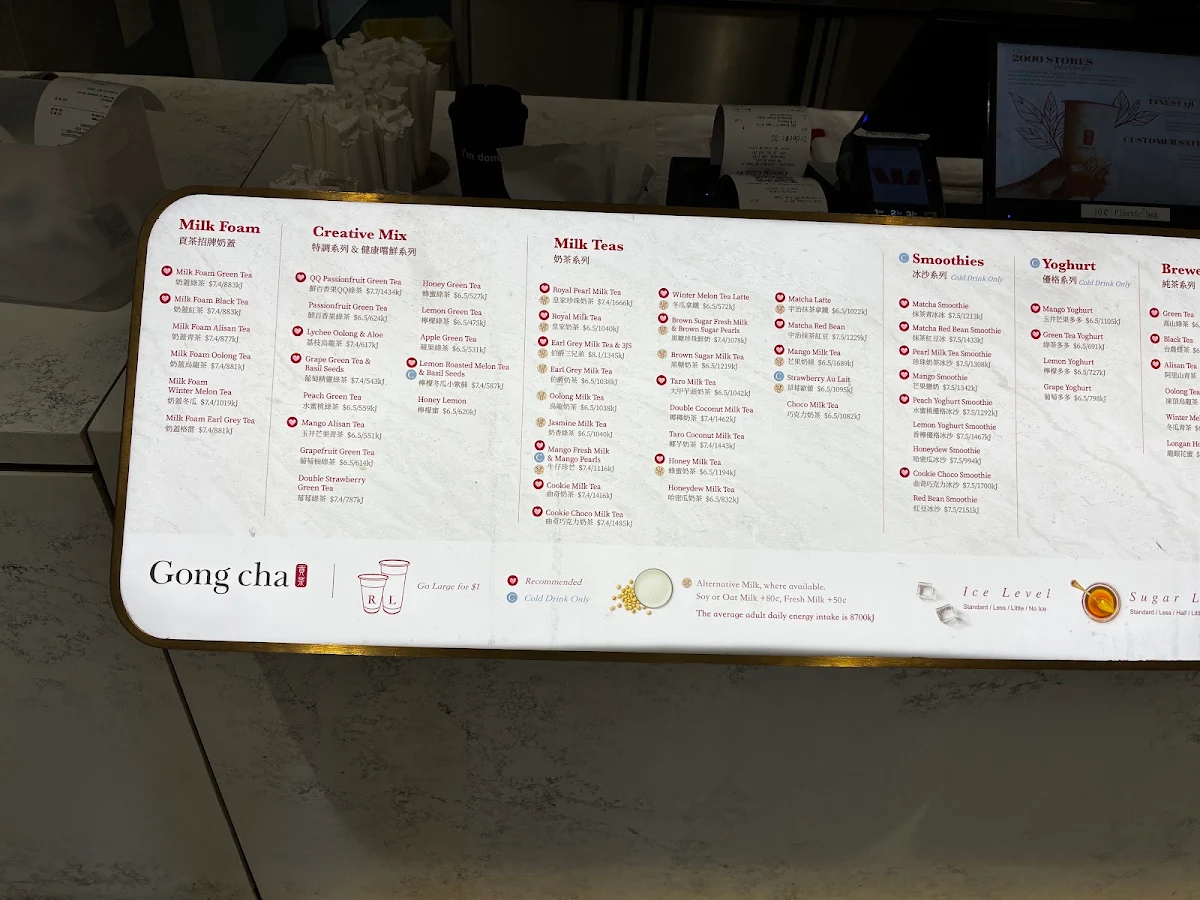 Menu, The place
