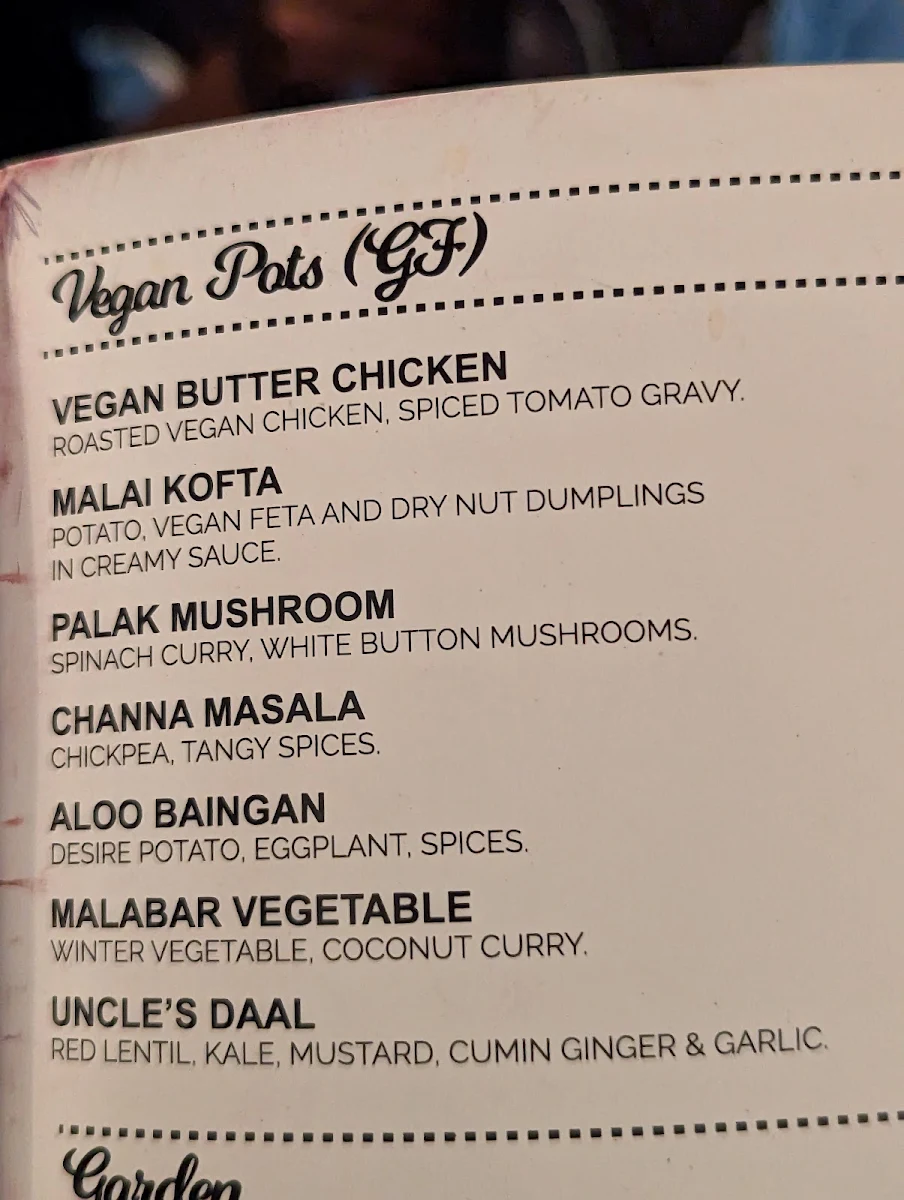 Menu, Don't Tell Aunty