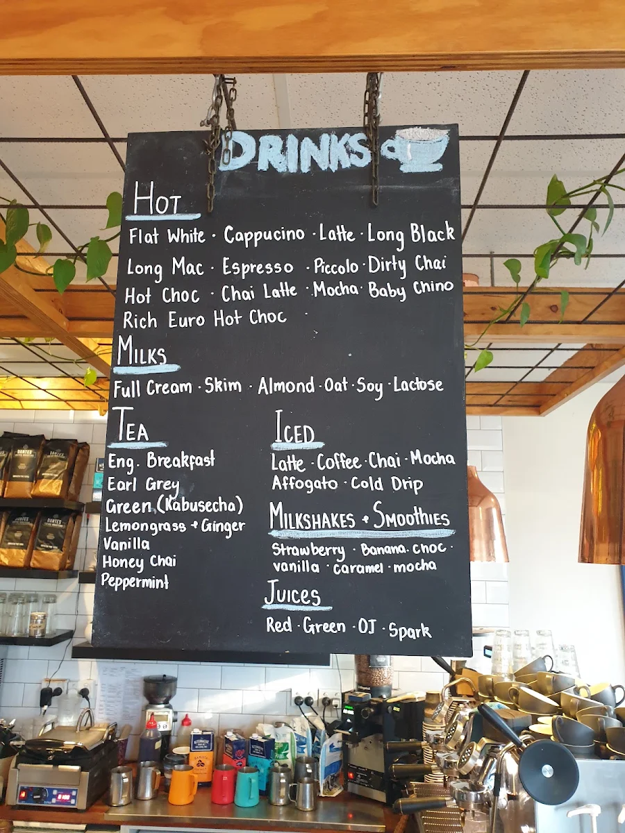 Menu, Bread Espresso Bar