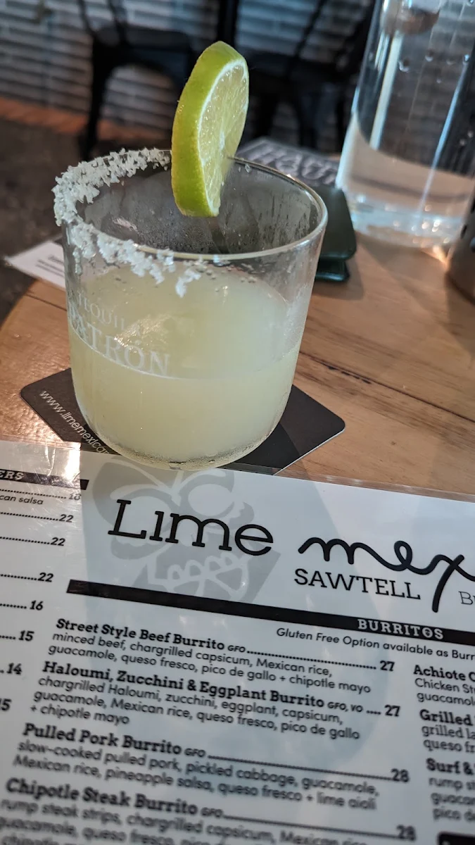 Menu, Lime Mexican ®