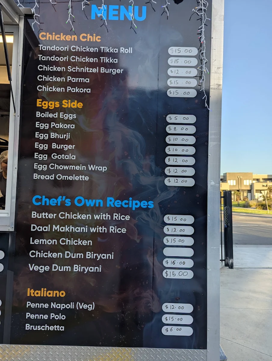 Menu, Tandoori Basket