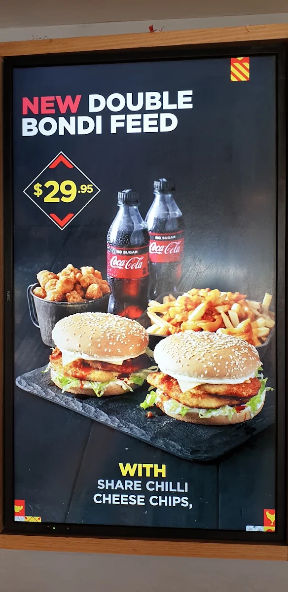 Menu, Oporto Casula Drive Thru