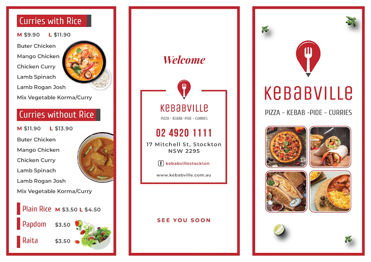 Menu, Kebabville