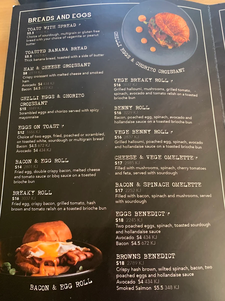 Menu, Oliver Brown