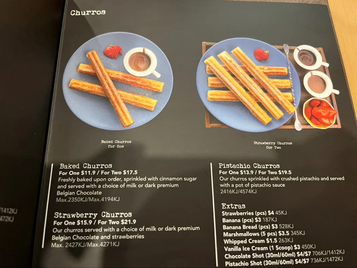 Menu, Oliver Brown