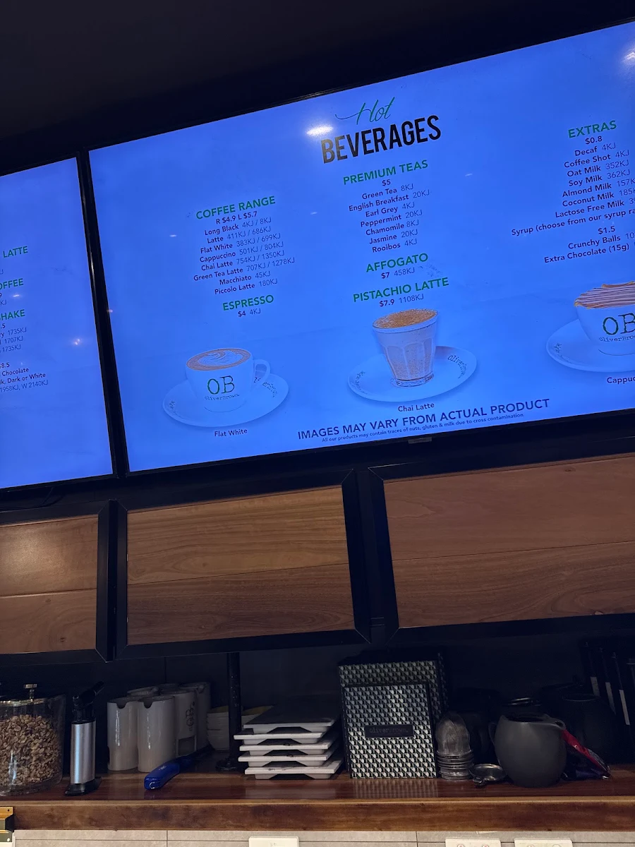 Menu, Oliver Brown