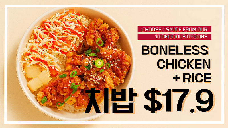 Menu, Little CHILAB (Korean Fried Chicken & Meals)