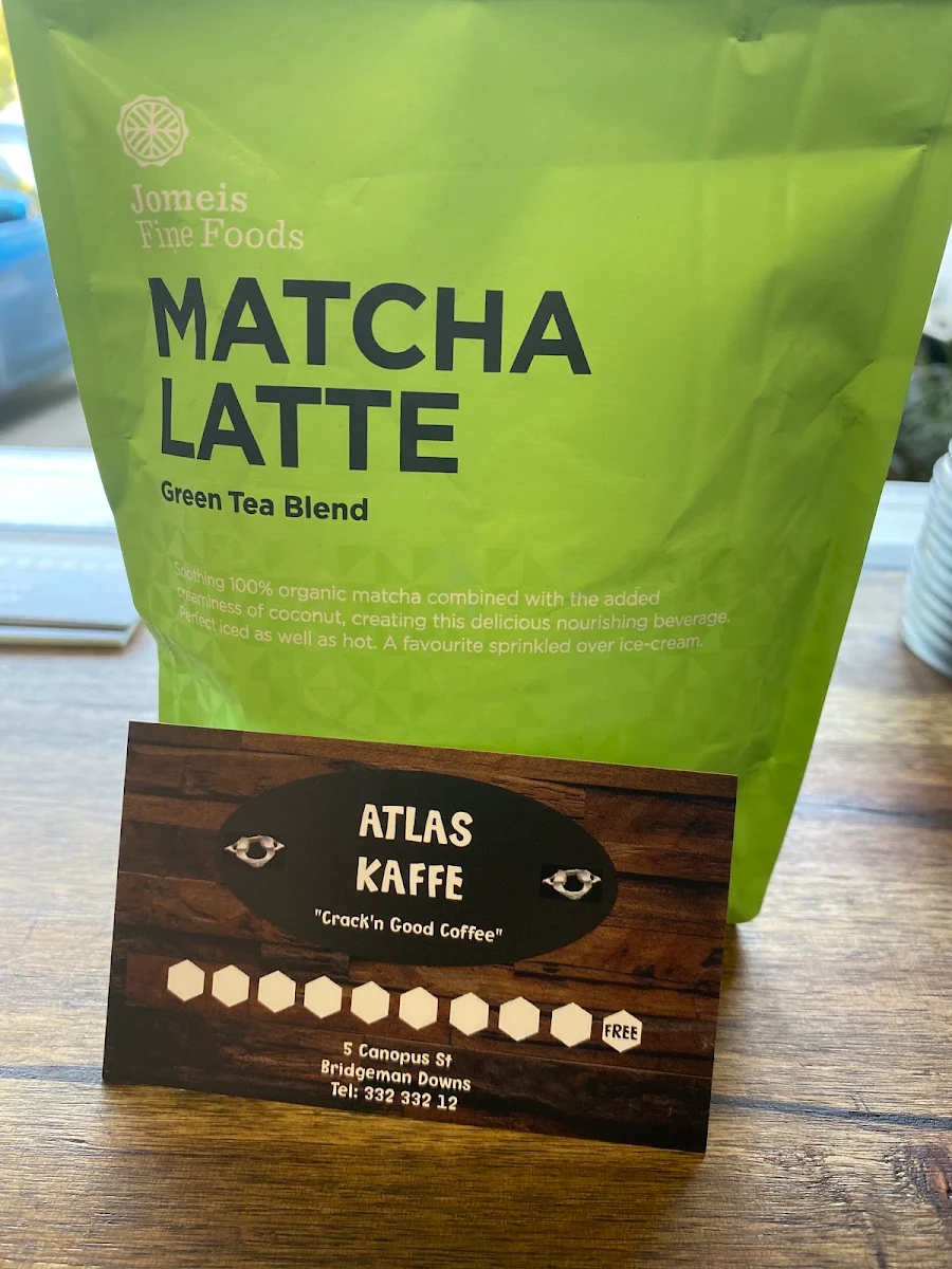 Menu, ATLAS KAFFE