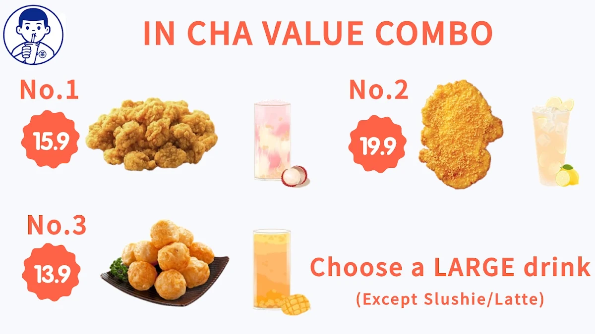 Menu, IN Cha & Chicken Mt Ommaney