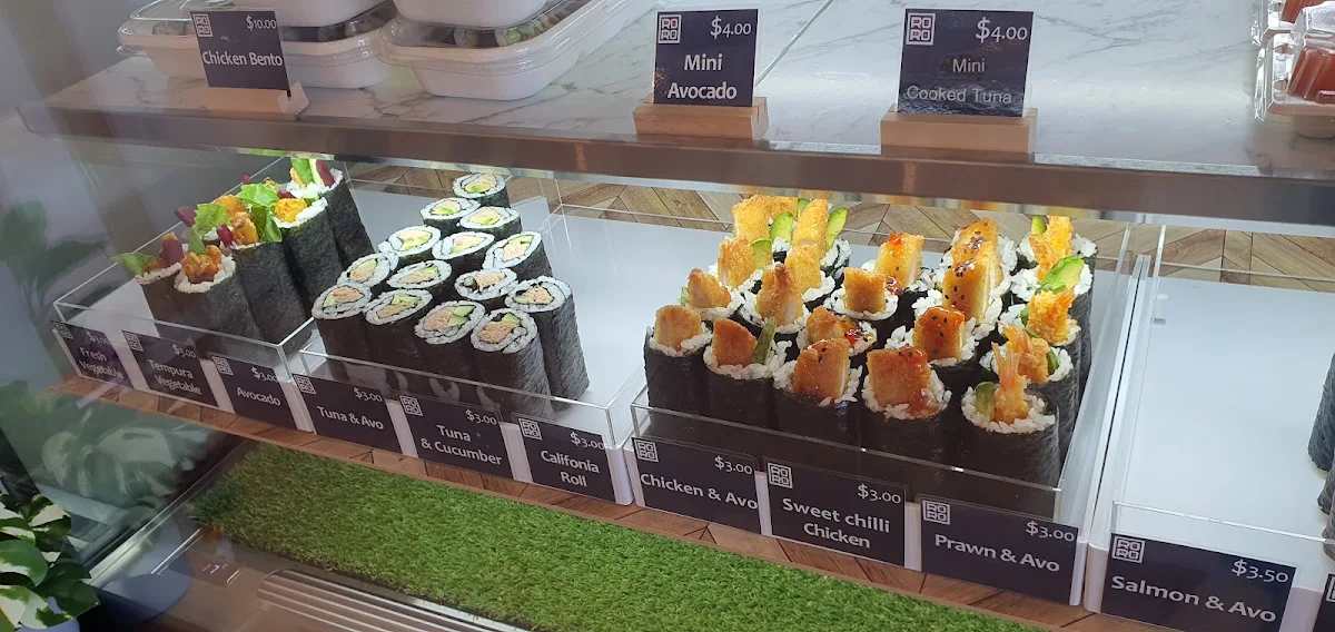 Menu, Roro sushi