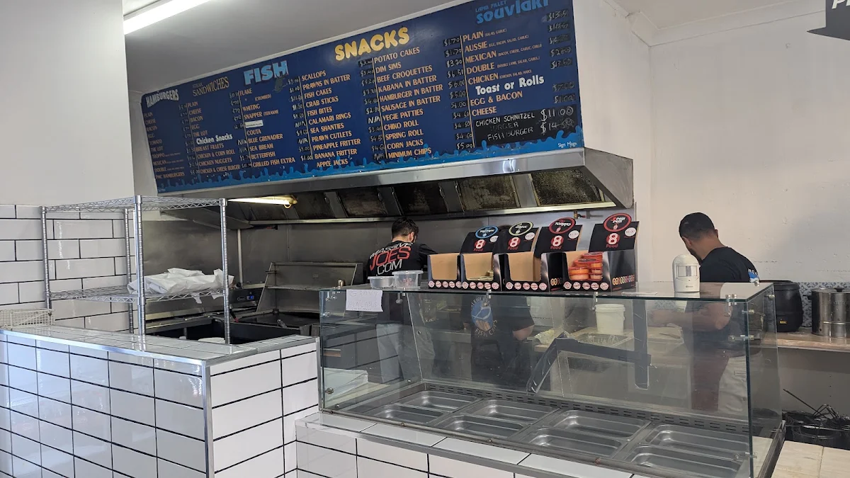 Menu, Burleigh Road Fish & Chips