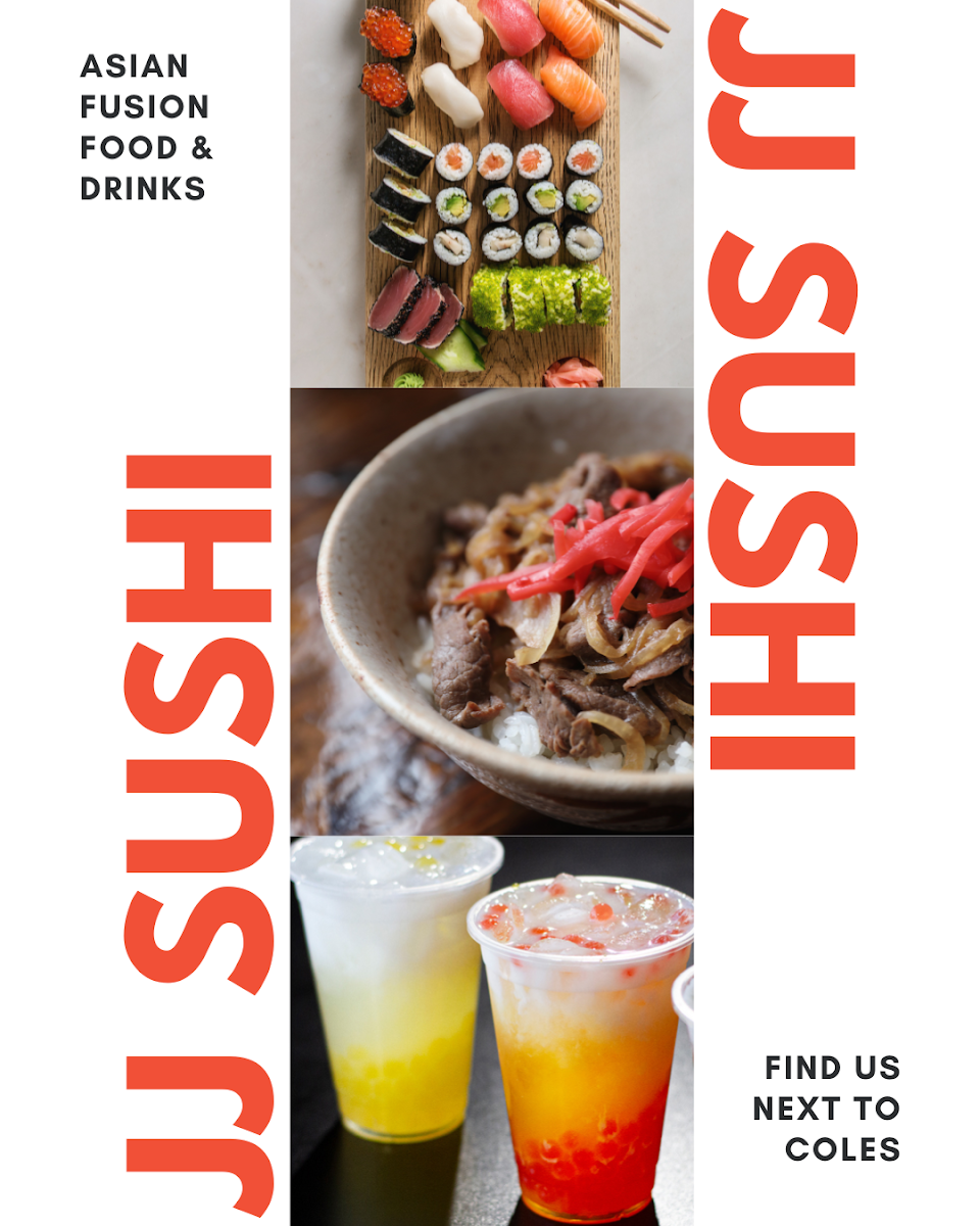 Menu, JJ Sushi