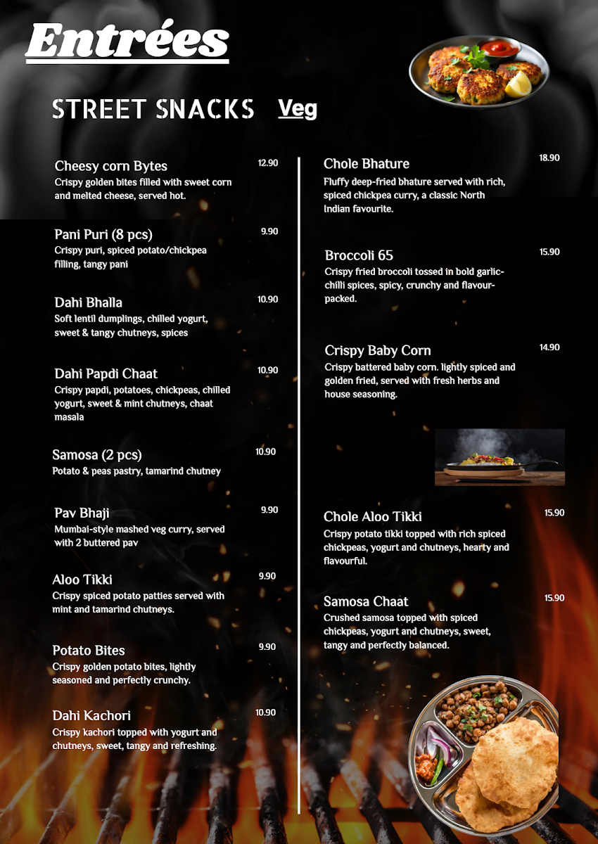 Menu, Spicy Saffron