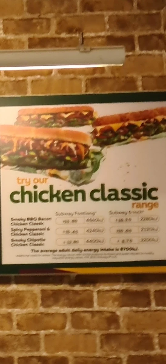 Menu, Cafe Melt