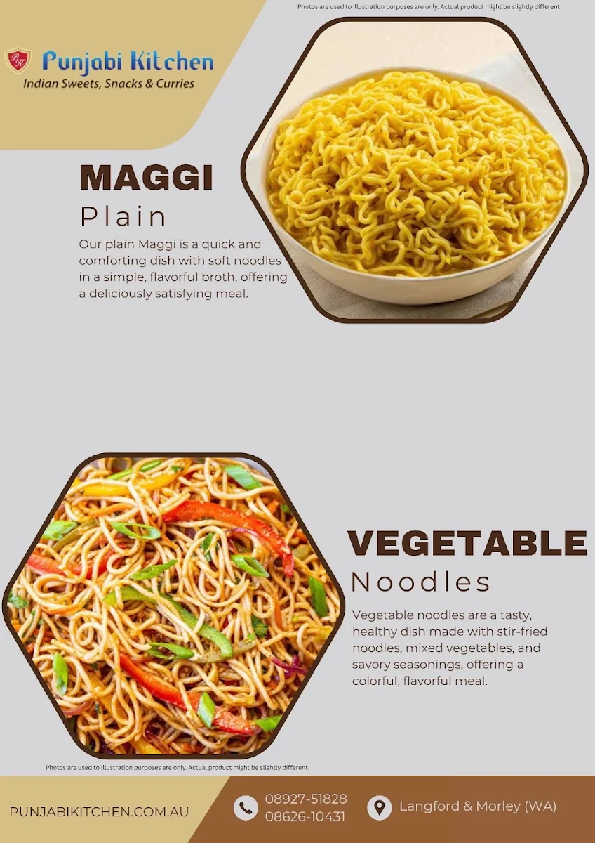 Menu, Punjabi Kitchen