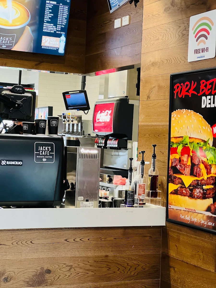 Menu, Hungry Jack's Burgers Marulan South