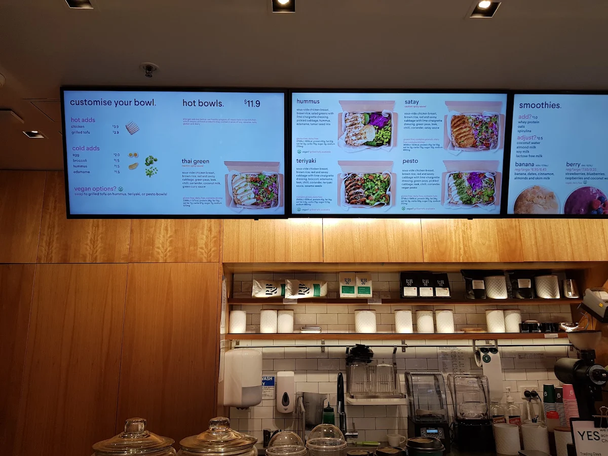 Menu, grazegrind
