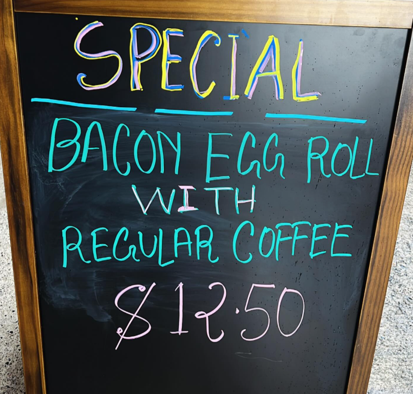 Menu, Four Brothers Espresso