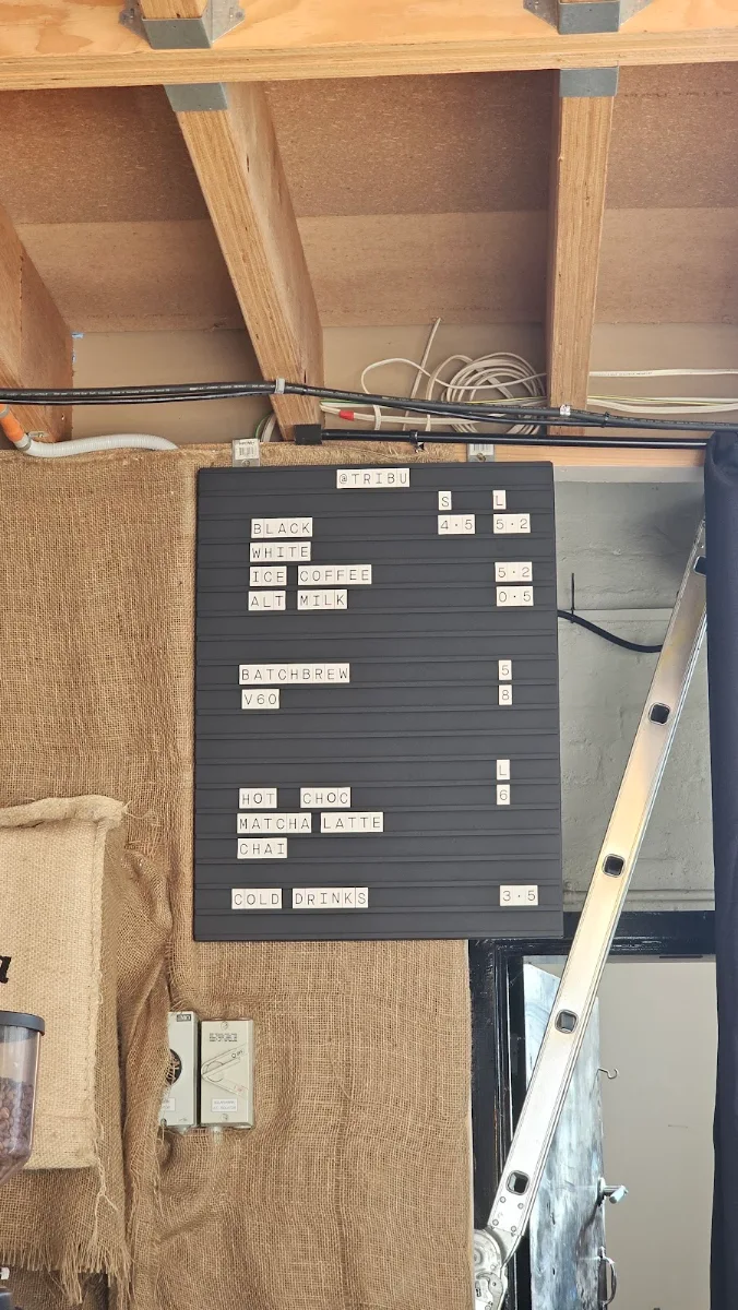 Menu, Tribu Coffee