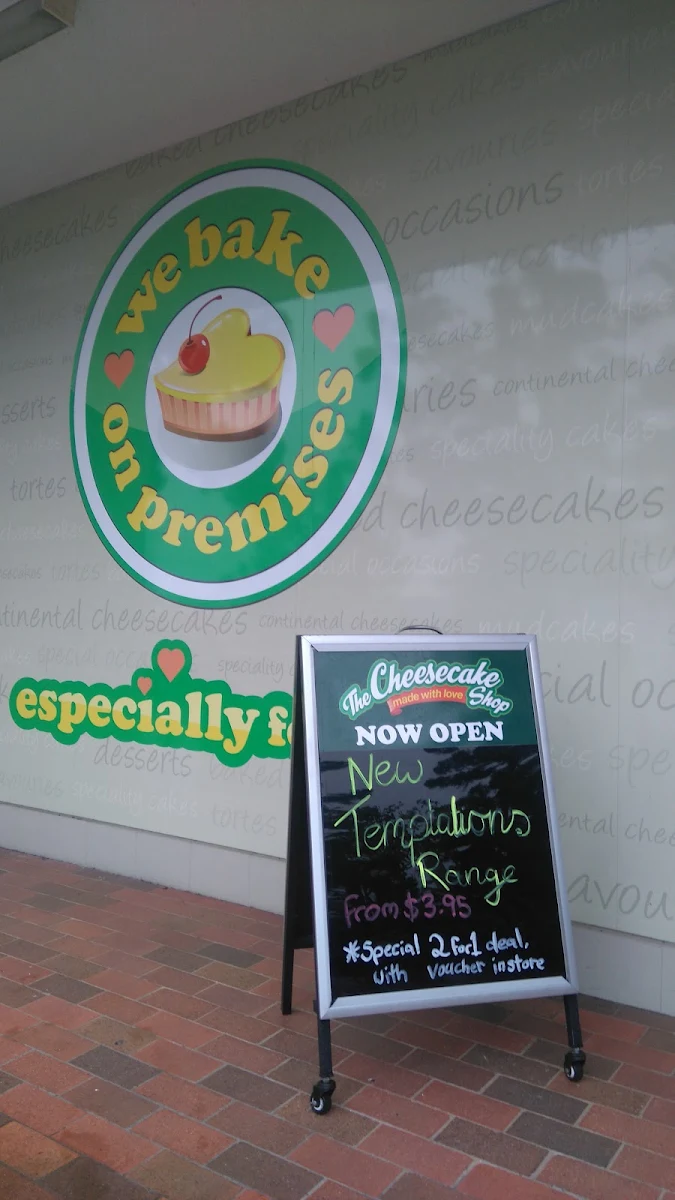 Menu, The Cheesecake Shop Strathpine