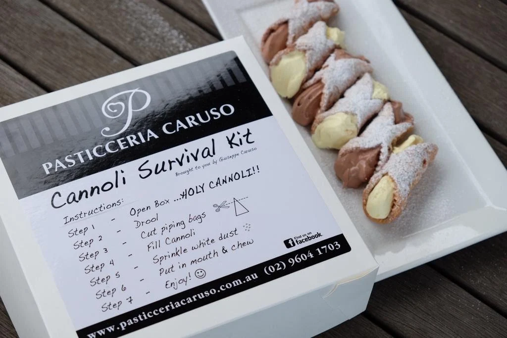 Menu, Pasticceria Caruso