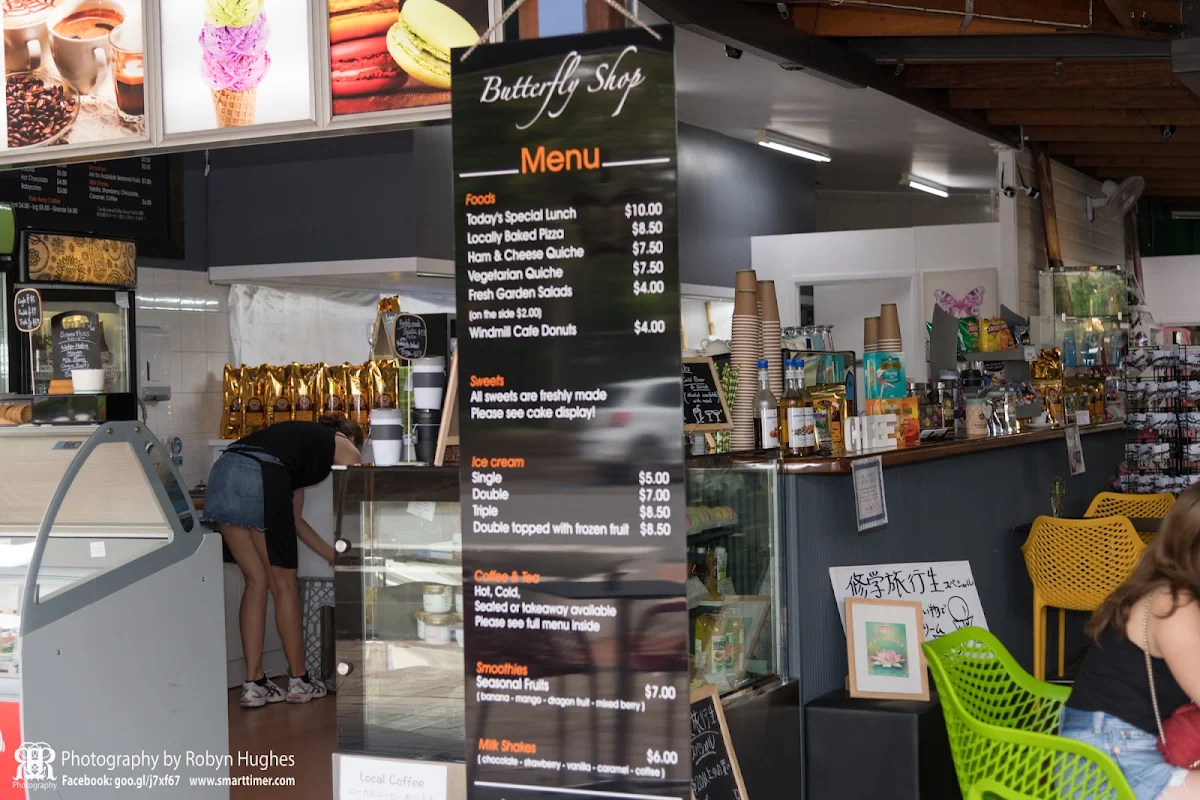 Menu, The Butterfly Shop