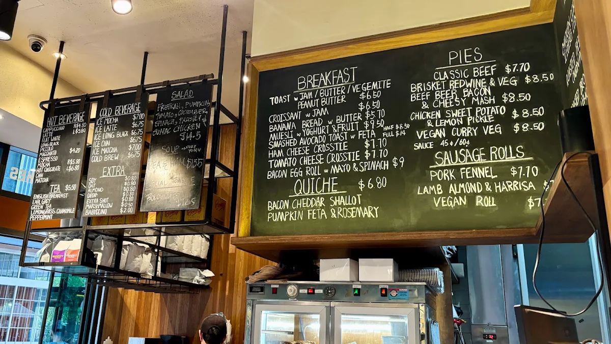 Menu, Bourke Street Bakery Barangaroo