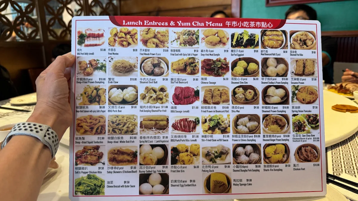Menu, Red House Asian Kitchen