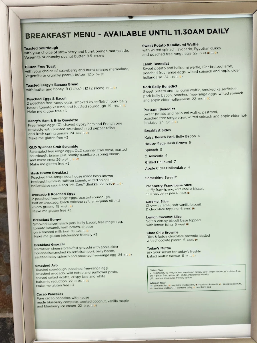 Menu, Henry and The Fox