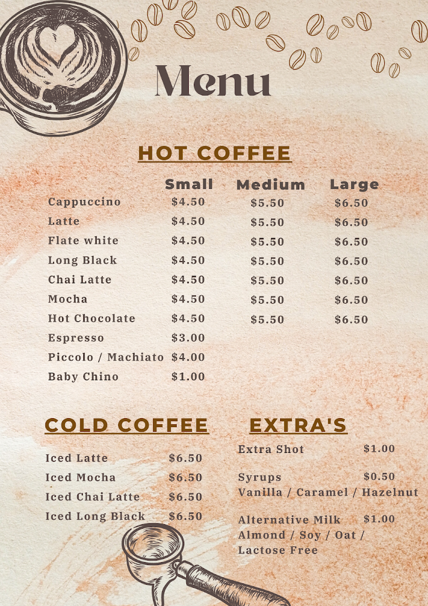 Menu, Jassie J's