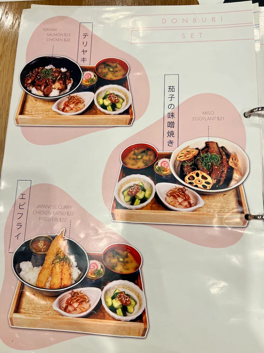 Menu, Tomodachi Cabramatta