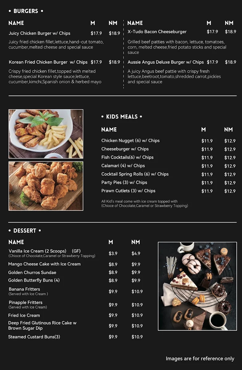 Menu, Dumplings On The Green - Gloucester