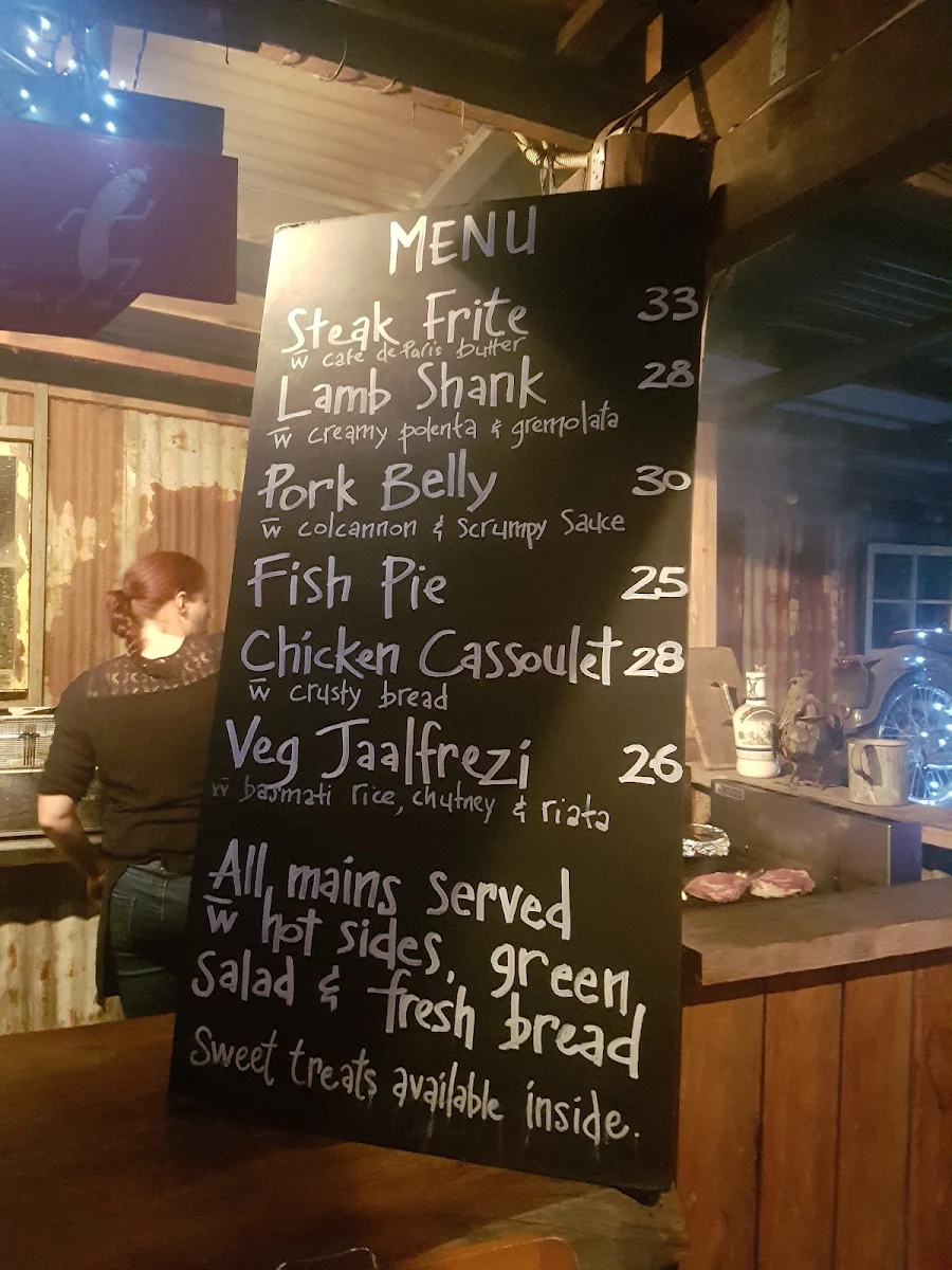 Menu, Trading Post Laguna