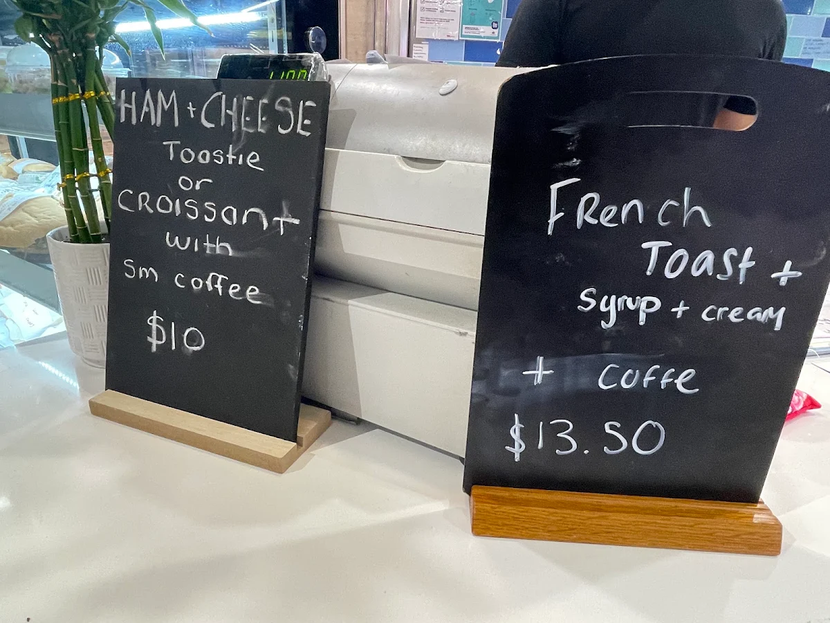 Menu, The Beach House Café