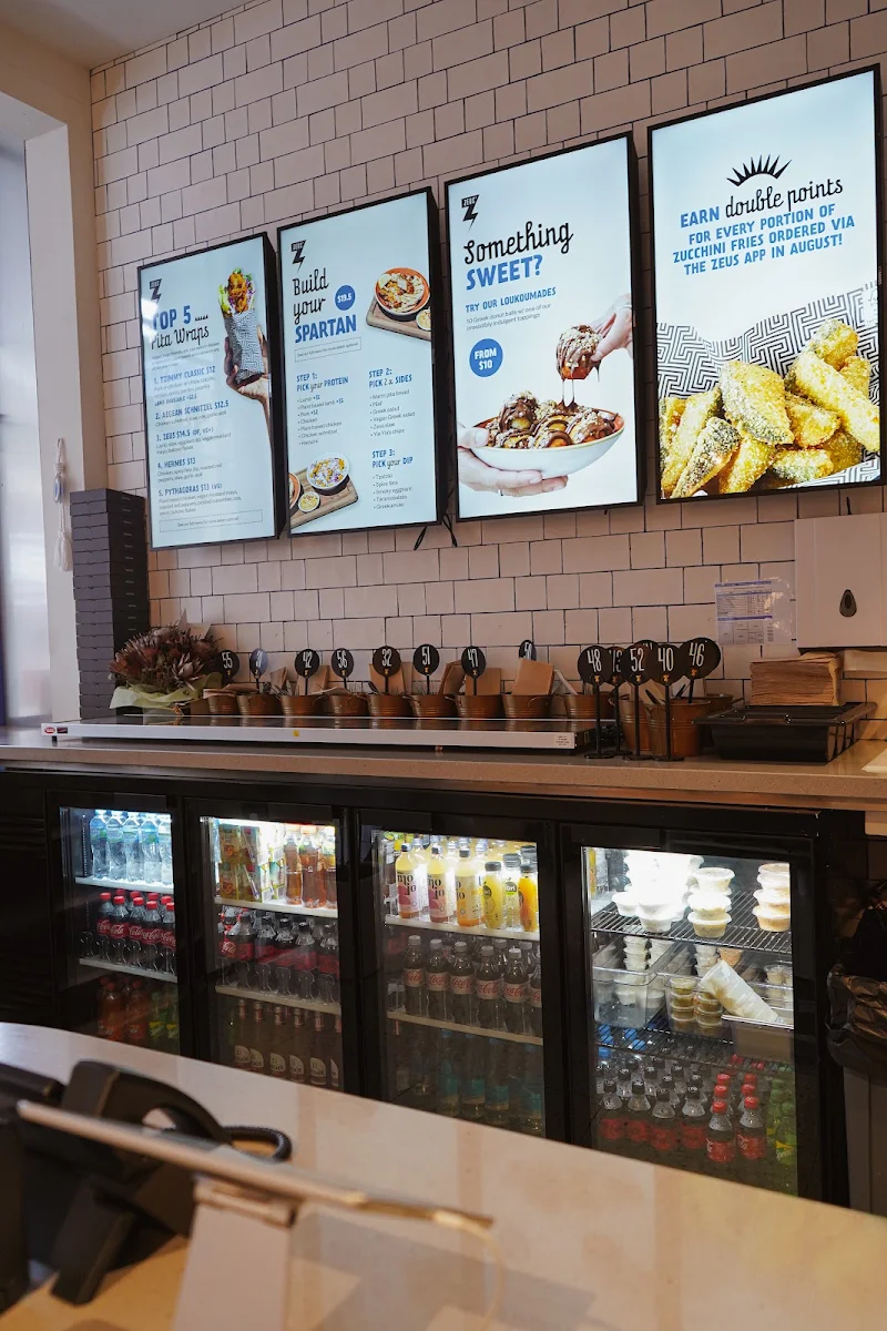Menu, Zeus Street Greek South Yarra