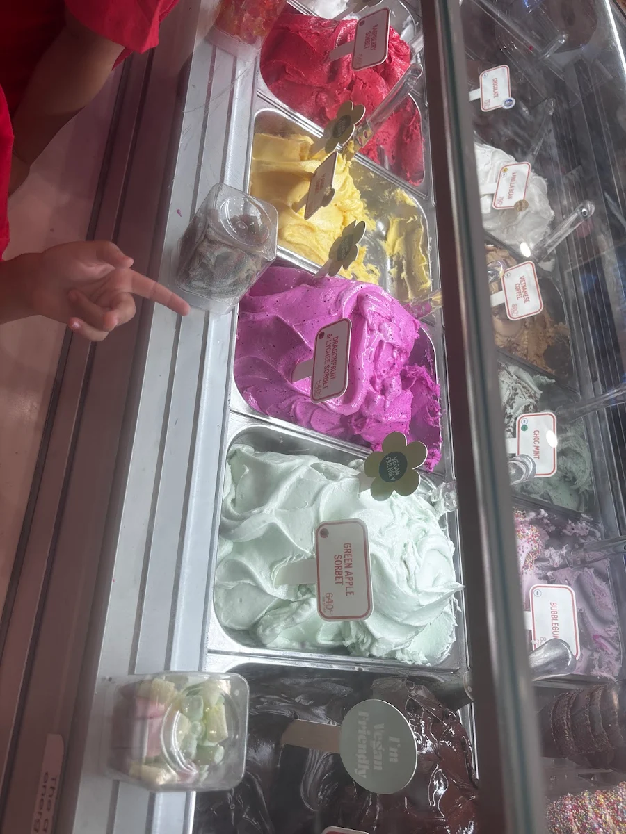Menu, Gelatissimo Broadbeach