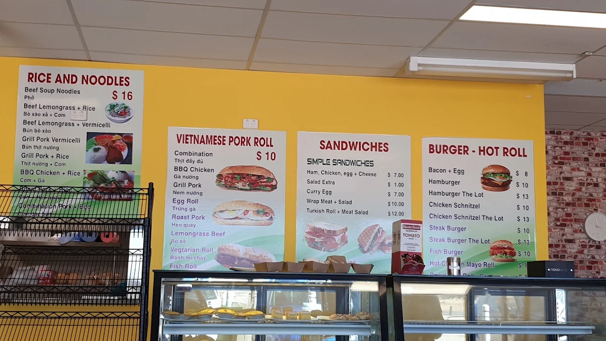 Menu, Allan's Lunch Bar