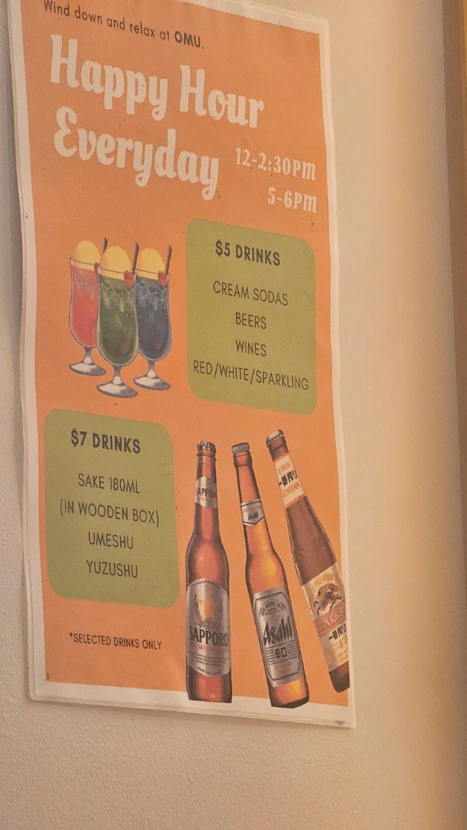 Menu, OMU
