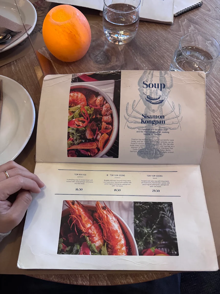 Menu, Six Senses The Quay