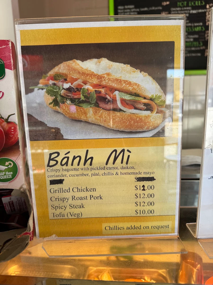 Menu, Creme Espresso Bar