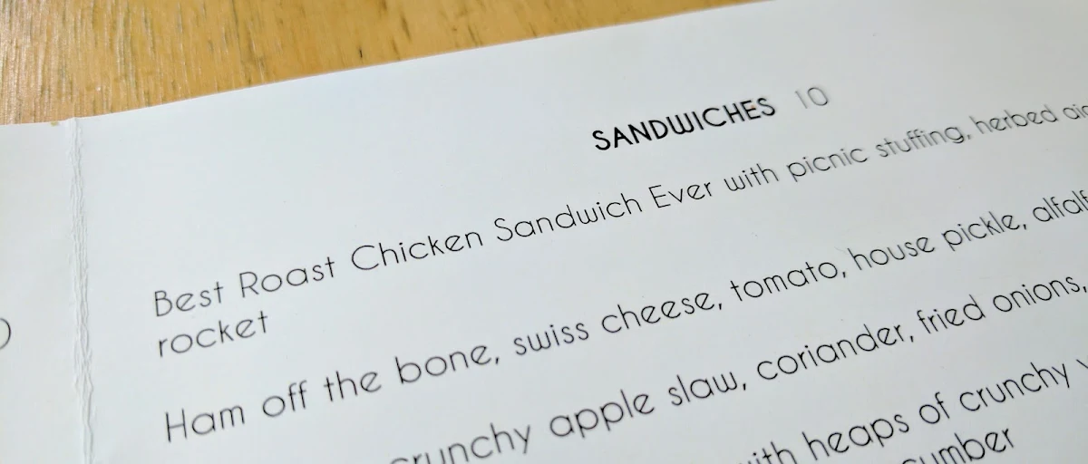 Menu, Meet Gerard