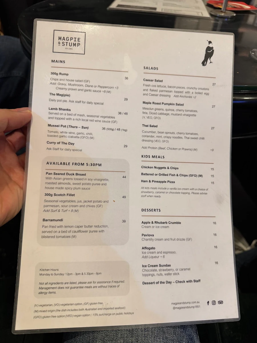 Menu photo 1