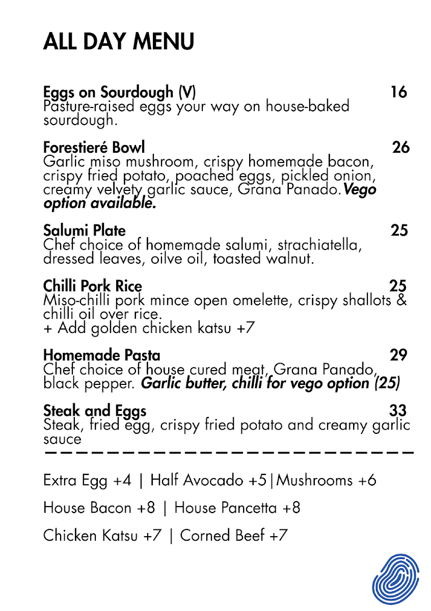 Menu photo 1