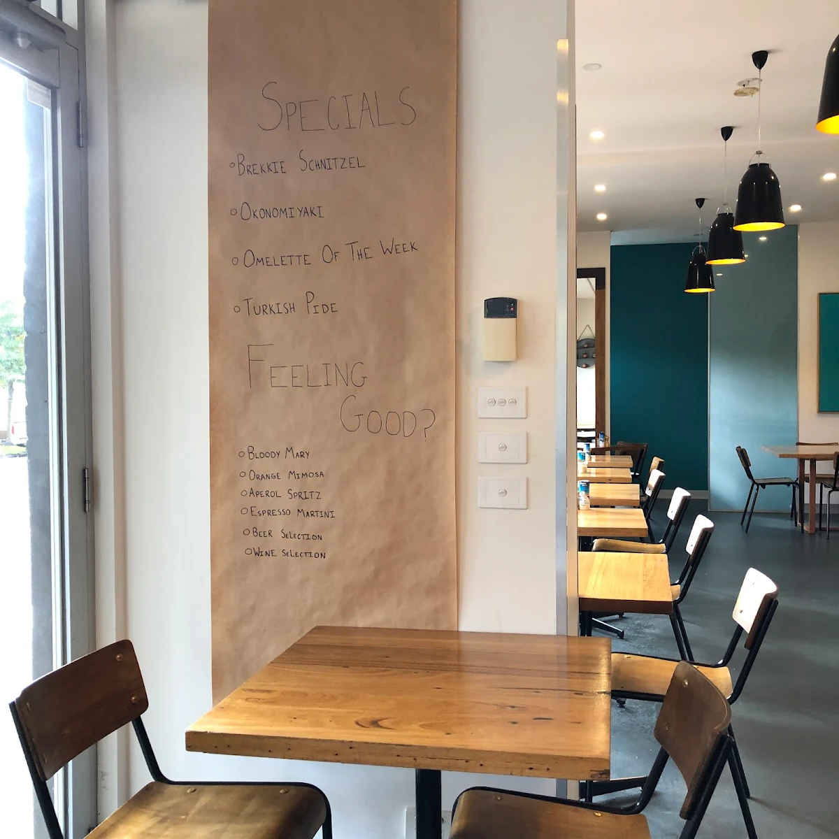 Menu, The Little Ox