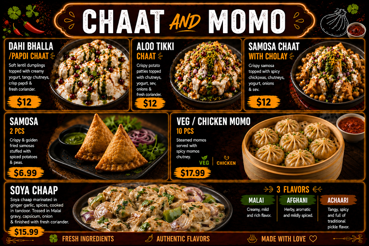 Menu, Tummy Topper Restaurant - Thornhill park