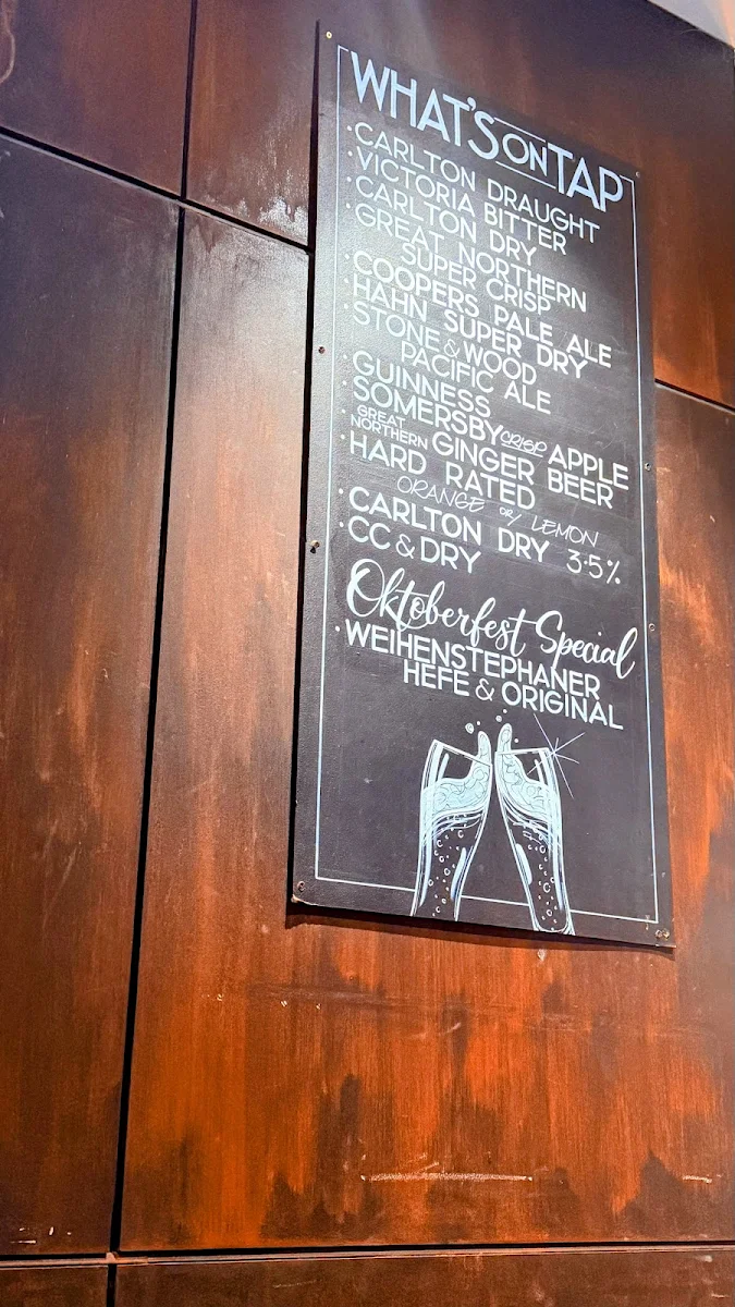 Menu, Bridge Inn Hotel