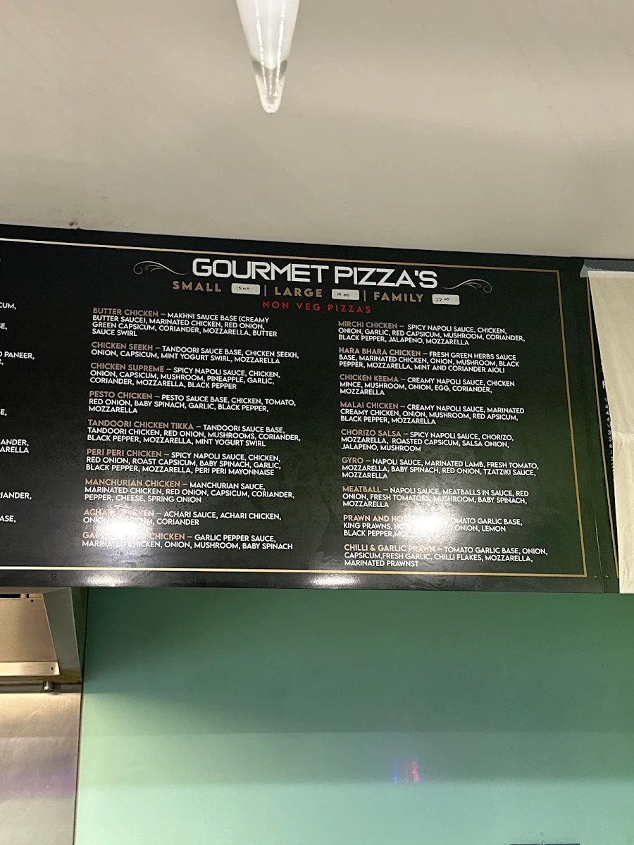 Menu, PIZZA CLUB CRAIGIEBURN