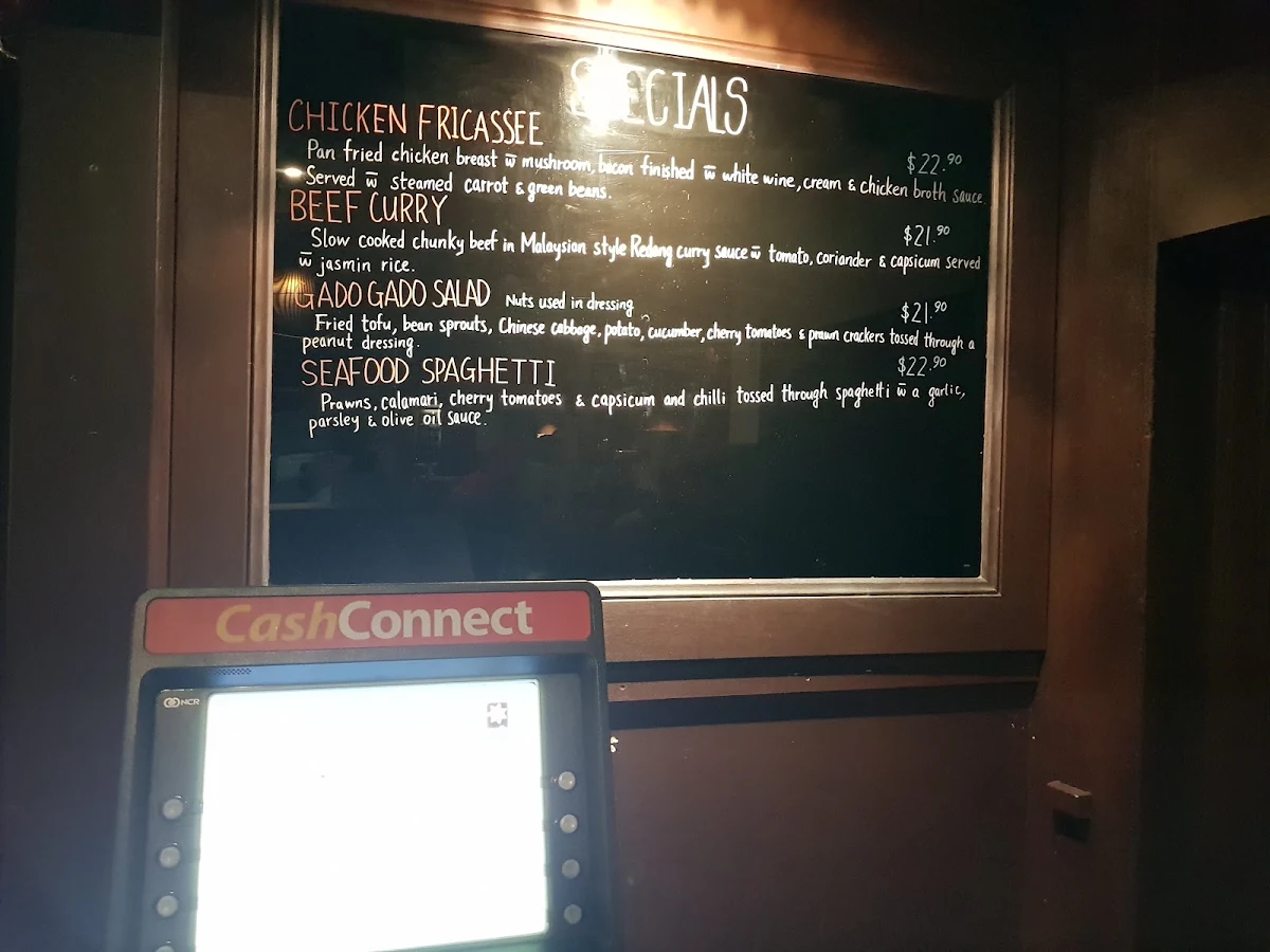 Menu, The Civic Pub